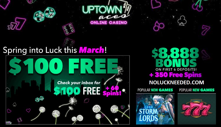 Uptown Casino No Deposit Bonus Code