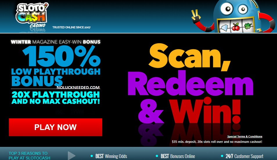 Free coupon codes for sloto cash casino no deposit bonus codes