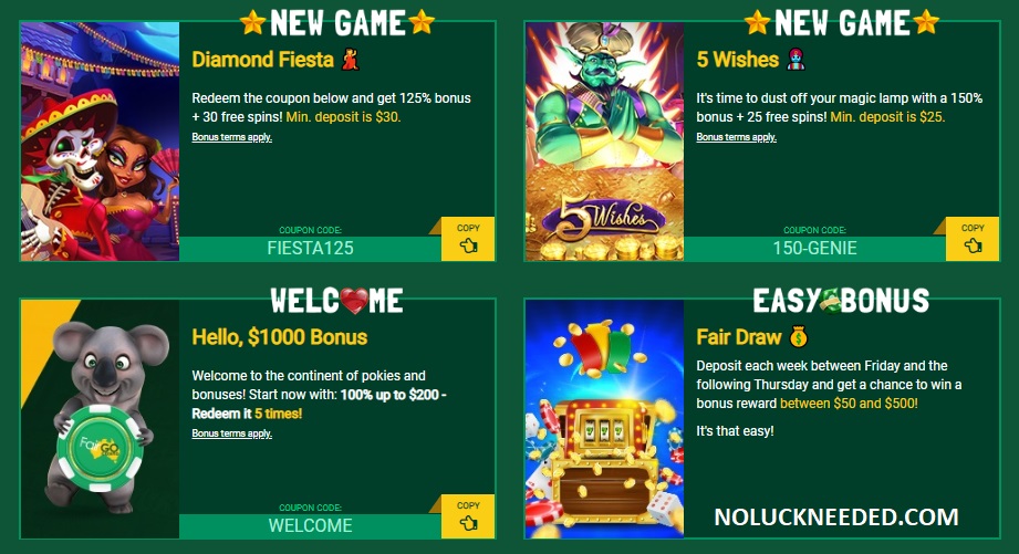 Fair go casino no deposit bonus codes new players free
