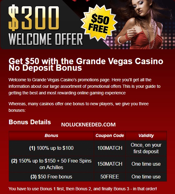 No deposit casino bonus codes